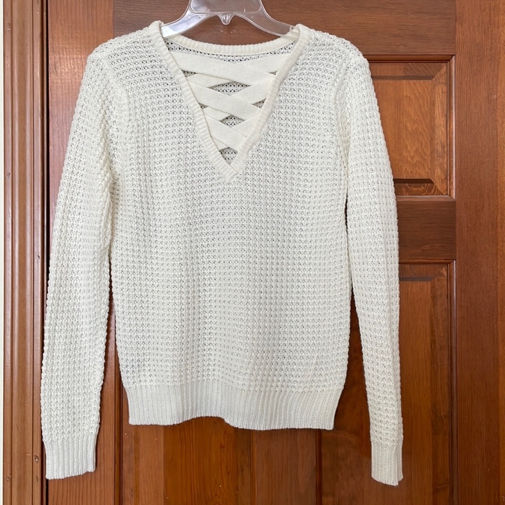 2Sable cream sweater.